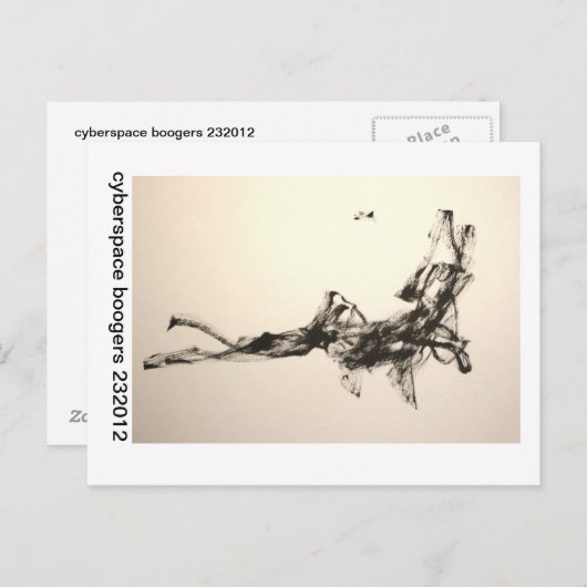 232012 cyberspace boogers briefkaart (Voorkant / Achterkant)
