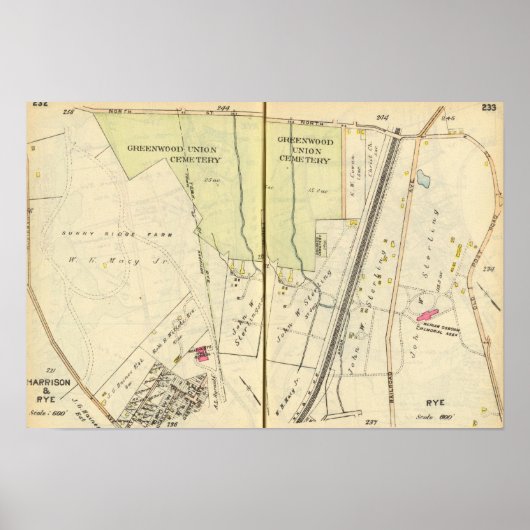 232233 Harrison, Rye Poster (Voorkant)