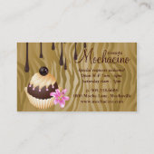 232 Chocolade Visitekaartje gebakken koekjes en pe (Achterkant)