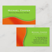 232 Fitness Visitekaartje Professional Sinaasappel (Voorkant / Achterkant)