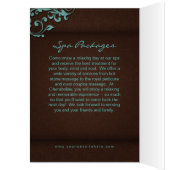 232 Spa Salon Brochure Blue Brown Linen Floral 2 (Binnen (Links))