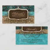 232 Tanning Mode Chandelier Real Estate Agent D Visitekaartje (Voorkant / Achterkant)