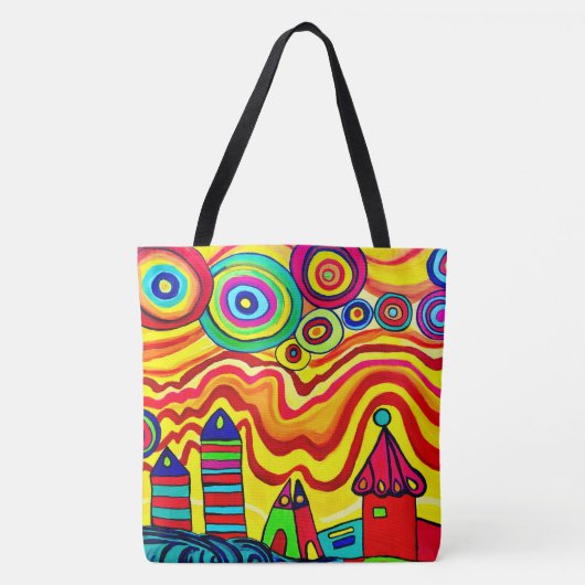 233 - Herinneringen uit Rusland - Canvas tas (Voorkant)