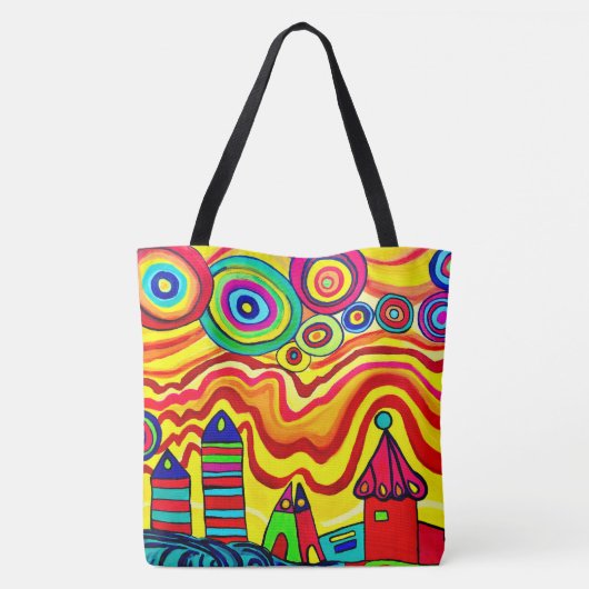 233 - Herinneringen uit Rusland - Canvas tas (Achterkant)