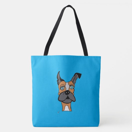 237 - De hond-Canvas tas roteren (Voorkant)