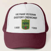 237th DUSTOFF CREWCHIEF MESH PET (Voorkant)