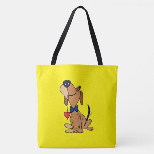 238 - Don Juan the Dog-Canvas tas (Voorkant)
