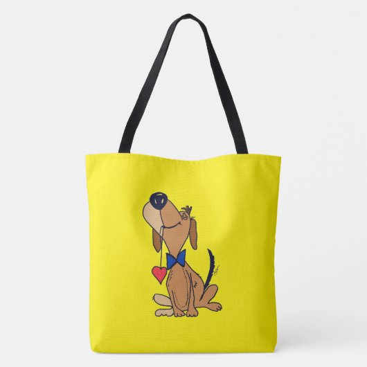 238 - Don Juan the Dog-Canvas tas (Achterkant)