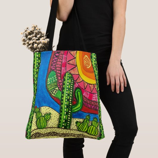 238 - Dringende woestijn - Canvas tas (Dichtbij)