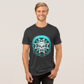 23:14 PTSD Krijger 1 Tri-Blend Shirt (Voorkant volledig)
