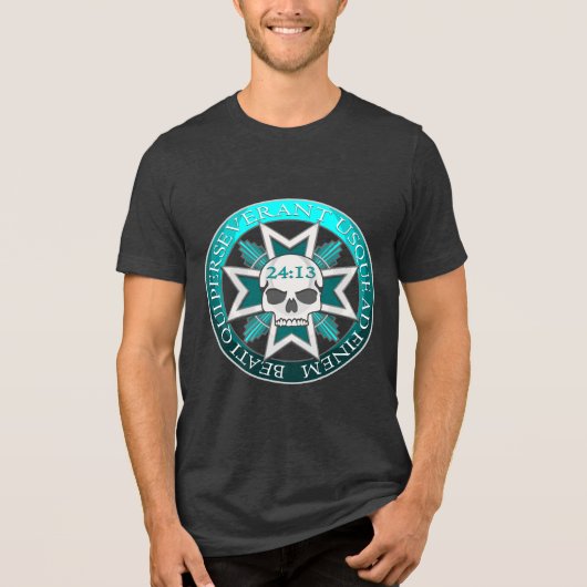 23:14 PTSD Krijger 1 Tri-Blend Shirt (Voorkant)