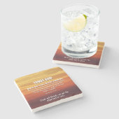 23:19 Christelijk Inspirerend Stenen Onderzetter (Zijkant)