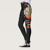 23.Alleen een meisje dat echt van Ramen en Katten Leggings (Links)