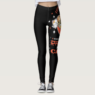 23.Alleen een meisje dat echt van Ramen en Katten Leggings
