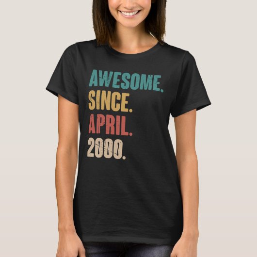 23 april 23 jaar oud azijnmerk t-shirt (Voorkant)