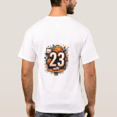 23 basketbalfans t-shirt (Achterkant)