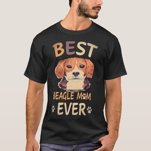 23 Beste Beagle Moeder Aller Tijden Beagle T-shirt (Voorkant)