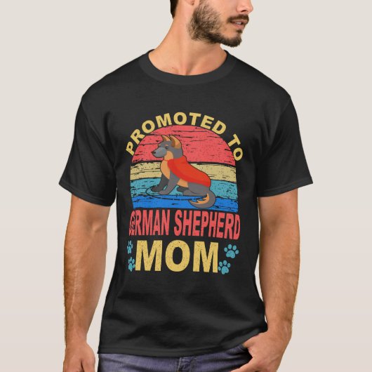 23 Bevorderd tot Duitse Herdersmoeder Duitse Herde T-shirt (Voorkant)