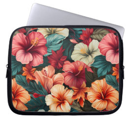 #23 Bloemen patroon Laptop Sleeve