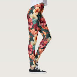 #23 Bloemen patroon Leggings