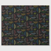 23 december, cadeaupapier voor thuisdag (Vlak)