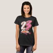 23 Drip GS Pinkspiraal 5s Aanpassing T-shirt (Voorkant volledig)