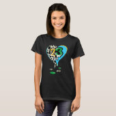 23 Drip Heart Chunky Dunky T-shirt (Voorkant volledig)