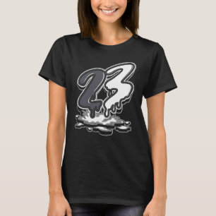 23 Drip Low Panda Zwart Wit Matching T-shirt