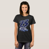 23 Drip Midnight Navy 11s Matching T-shirt (Voorkant volledig)