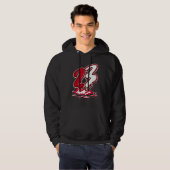 23 Drip Next Nature White Gym Red Matching Hoodie (Voorkant volledig)