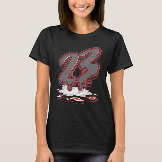 23 Drip Retro Infrarood 4s Matching T-shirt (Voorkant)