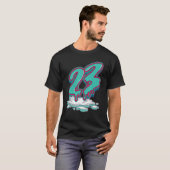 23 Dripping Aurora Green 13s T-shirt (Voorkant volledig)