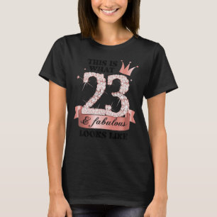 23 & Fabulous I Roos and White Party Group Candid T-shirt