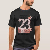 23 & Fabulous I Rose And White Party Group Candid  T-shirt (Voorkant)