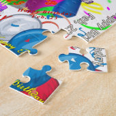 23 februari, Birthday Jigzaag Puzzle Legpuzzel (Zijkant)