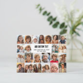 23 Fotocollage met tekstvak Briefkaart (Staand voorkant)