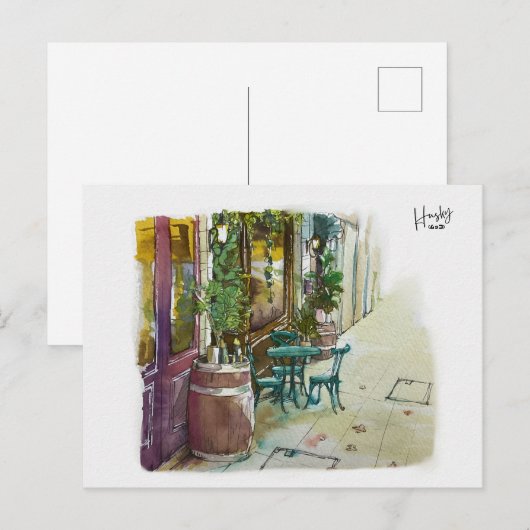 23 : Harris straat 2 Briefkaart (Voorkant / Achterkant)