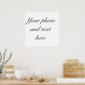 23-inch x23-inch gepersonaliseerd poster (Keuken)