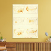 23 Interstatemigratie 1890 ALCT Canvas Afdruk (Insitu (Woonkamer))