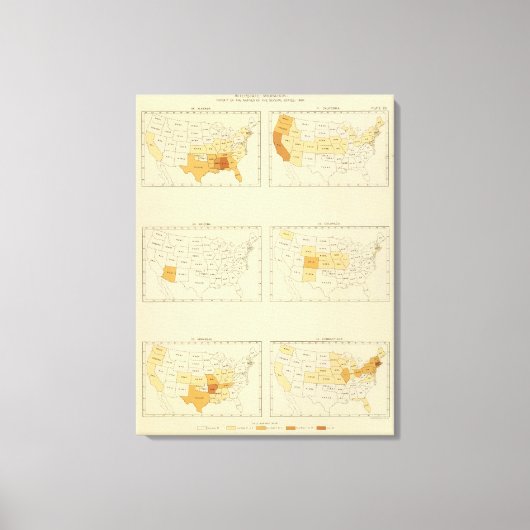 23 Interstatemigratie 1890 ALCT Canvas Afdruk (Voorkant)