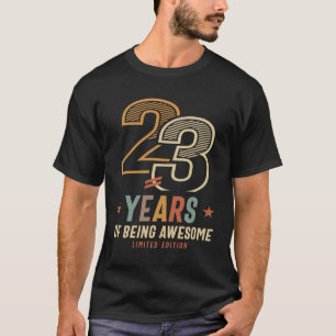 23 jaar Geweldige 2001 23e verjaardag T-shirt