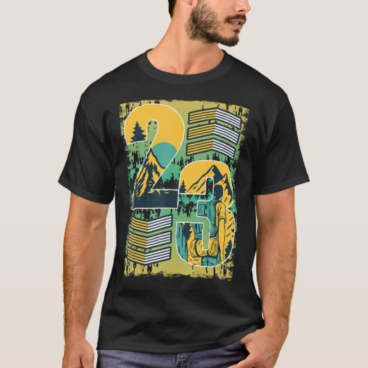 23 jaar oud 23e verjaardag 10 t-shirt (Voorkant)