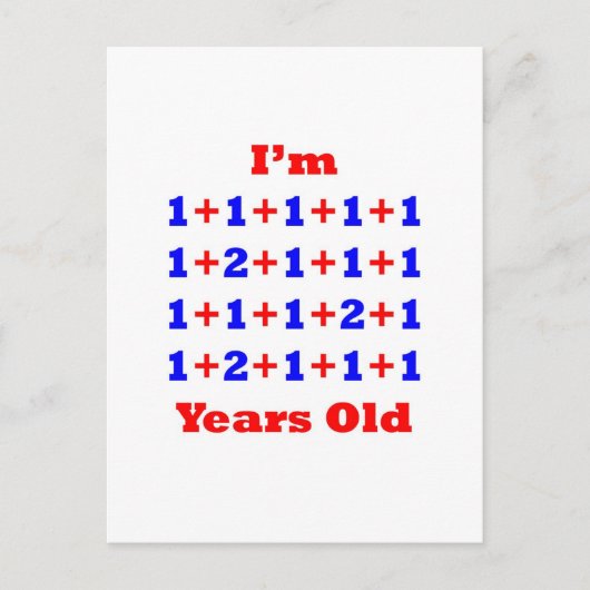 23 jaar oud! briefkaart (Voorkant)