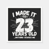23 Jaar Oud Sarcastisch Meme Grappig 23e Verjaarda Servet (Voorkant)