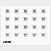 23 jaar oud ziet er fantastisch uit hart sticker (Vel)