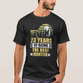 23 jaar oude 23e verjaardag 24 t-shirt (Voorkant)