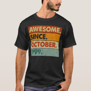 23 jaar oude 23e verjaardag Geweldige sinds oktobe T-shirt