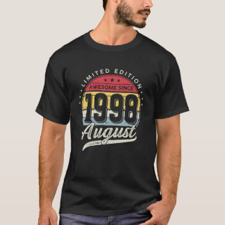 23 jaar oude beperkte uitgave Geweldige sinds 1998 T-shirt