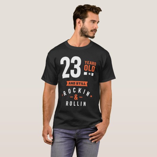 23 jaar oude cadeau | 23e verjaardag van cadeauide t-shirt (Voorkant volledig)