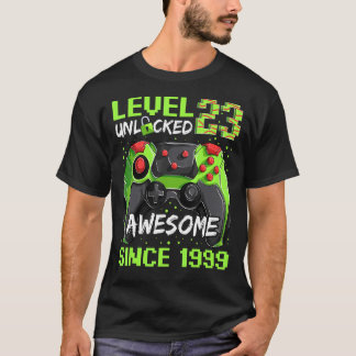 23 jaar oude gamer Man sinds 1999 Geweldige T-shirt